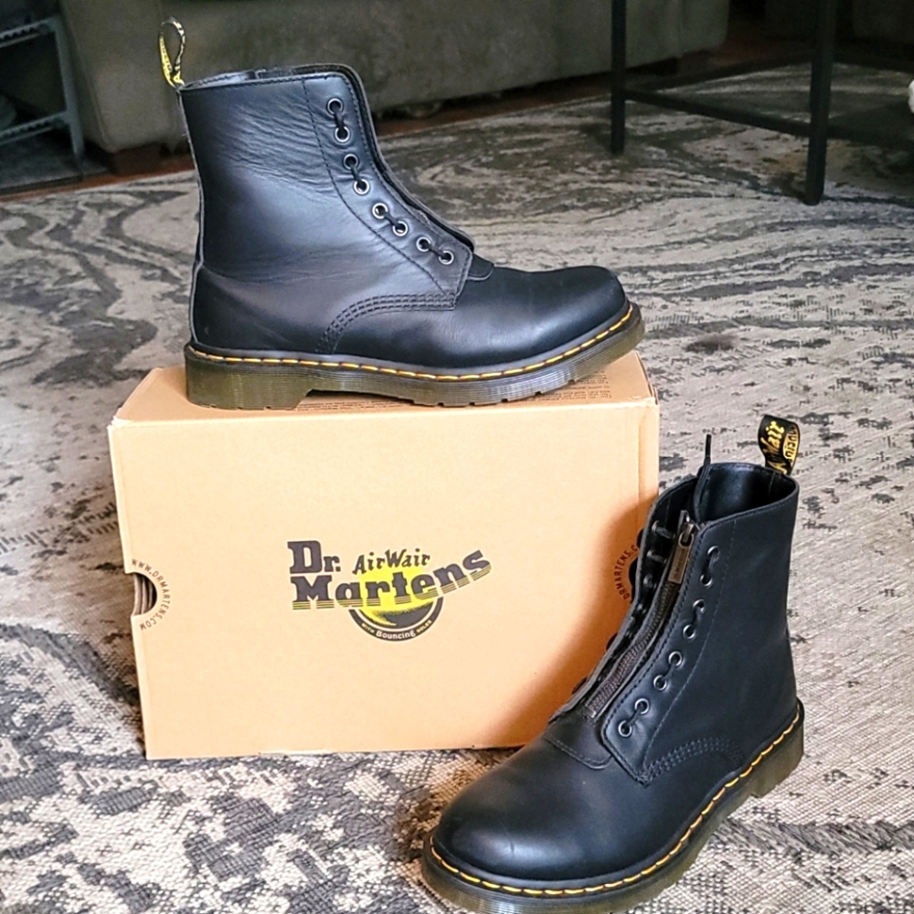 Dr. Martens 1460 Pascal Nappa Zipper Boots